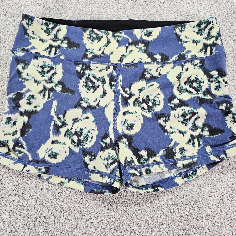 Victoria's Secret Blue Floral Athletic Shorts
